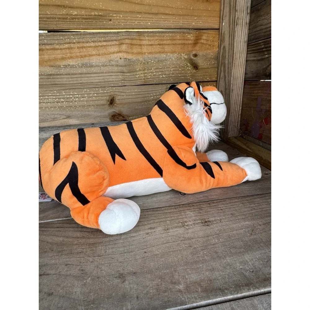 Disney‎ Store Aladdin Jasmine's Tiger RAJAH Laying Down Plush Stuffed Animal 14